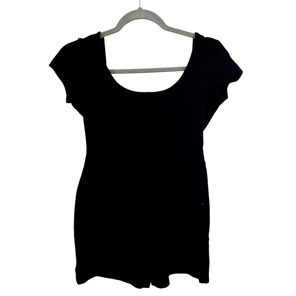 Edikted Low Back Black Women’s Mini Romper